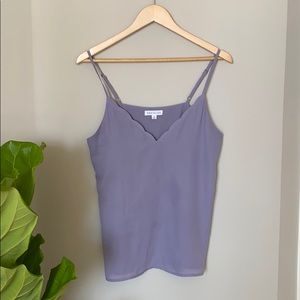 Socialite lavender camisole top
